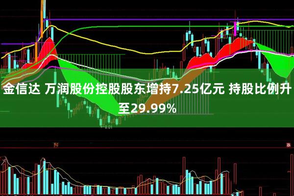 金信达 万润股份控股股东增持7.25亿元 持股比例升至29.99%